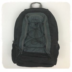 L.L. Bean Black/Gray Hiking Backpack Daypack